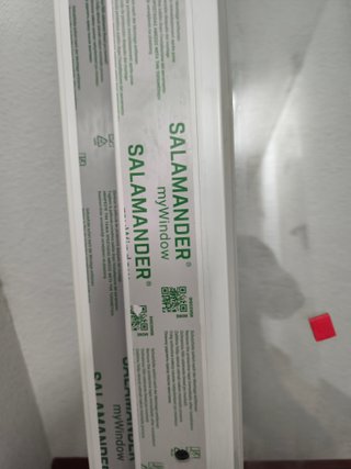 Ventana PVC Salamander 76mm Abatible