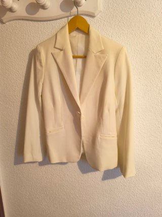 Blazer blanco elegante