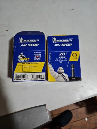 2 Cámaras Michelin Air Stop Junior 20