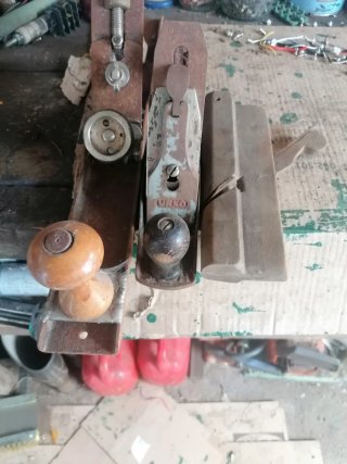 Cepillos de carpintero antiguos