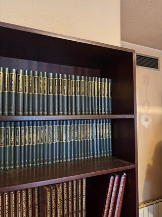 Mueble de salón de madera marrón