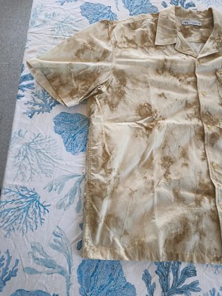 Camisa Zara Hombre Manga Corta Talla L