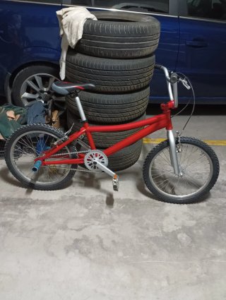 Bicicleta Infantil Rosa y Blanca