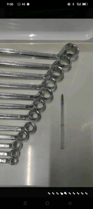 12 llaves de estrella acodadas hasta 32mm