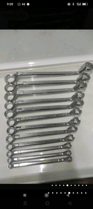 12 llaves de estrella acodadas hasta 32mm