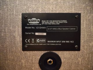 VOX AC30HWH + V212HWX Alnico Blue