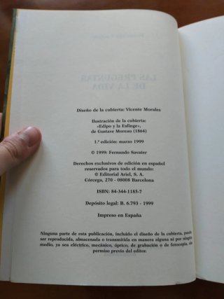 Libro Las Preguntas de la Vida