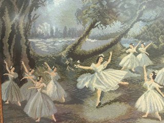 CUADRO BORDADO PETIT POINT