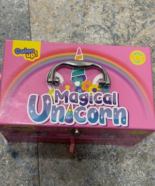 Maletín maquillaje unicornio con asa