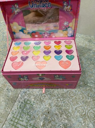 Maletín maquillaje unicornio con asa