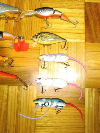 Señuelos pesca lució y siluro