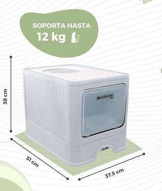 Arenero Cubierto Mobiclinic Catbox 51x37,5x38cm