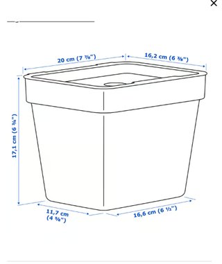 Basureros IKEA Plástico Blanco