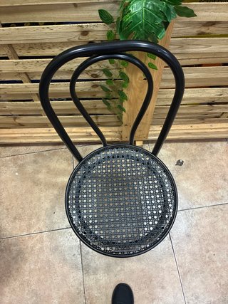 14 Sillas de restaurante negras