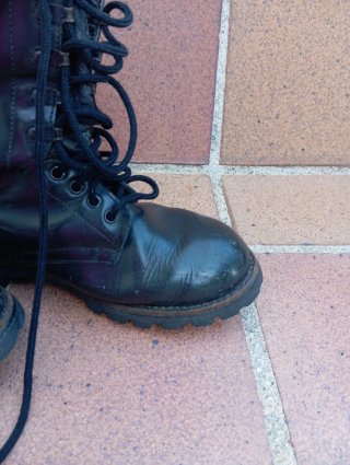 Botas militares negras