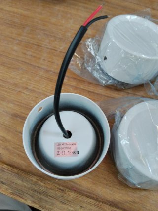 Focos LED Redondos (Pack 5), 220 voltios c.alterna