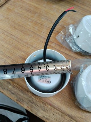 Focos LED Redondos (Pack 5), 220 voltios c.alterna