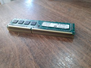 Lote 6 Memorias RAM Crucial 4GB DDR3