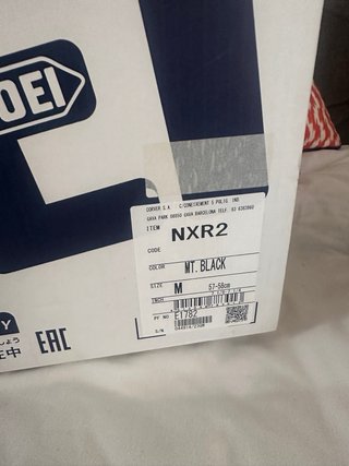 Casco Shoei NXR2 Negro Mate