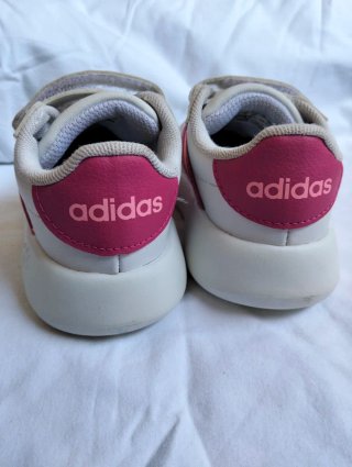 Zapatillas Adidas Niña Talla 24 Rosa/Blanco
