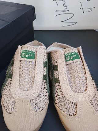 Onitsuka Tiger Zuecos Beige/Verde Talla 38