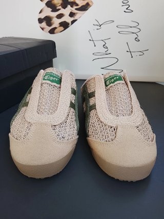 Onitsuka Tiger Zuecos Beige/Verde Talla 38