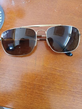 Gafas Ray-Ban Originales Dorado Marrón