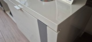 Mueble TV IKEA Blanco y Gris