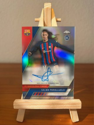Salma Paralluelo Auto Topps FC Barcelona