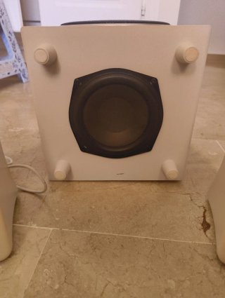 Altavoces Logitech Beige y Blanco Sistema Z523