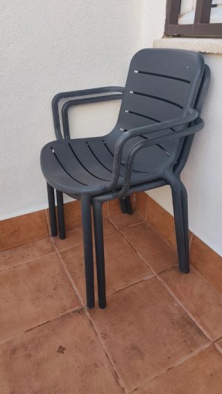 Conjunto 8 sillas terraza/jardín