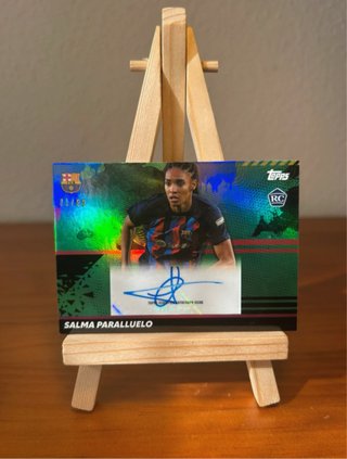 Salma Paralluelo Auto /99 Topps Chrome