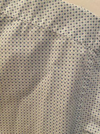 Camisa Hackett Hombre Azul/Blanco Estampada