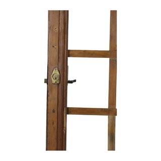 Puerta doble madera vidrieras principios S.XX