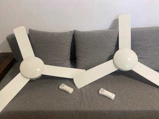 2 Ventiladores de Techo Blancos