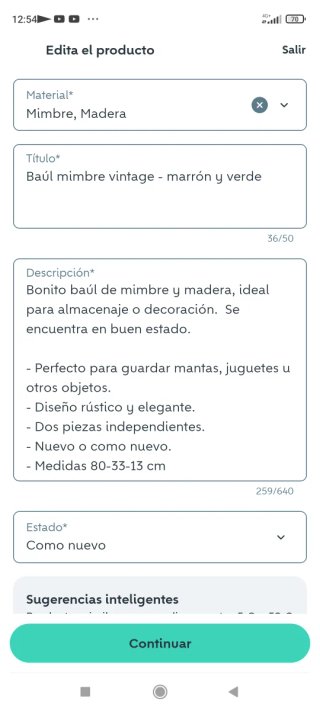 Baúl mimbre y madera