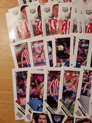 44 Cartas Panini Club Atlético de Madrid