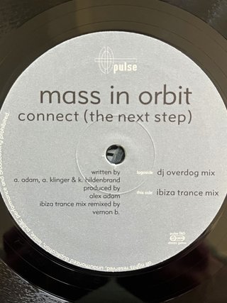 Mass In Orbit "Connect" vinile techno /hard trance