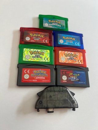 Colección 7 juegos Pokémon + Gameboy Advance +