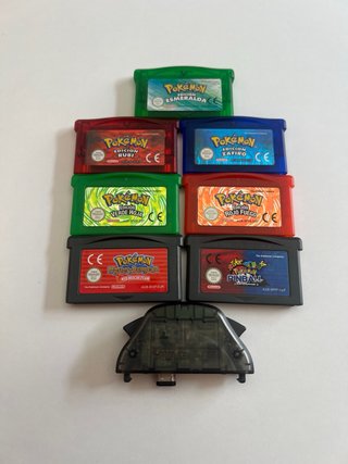 Colección 7 juegos Pokémon + Gameboy Advance +