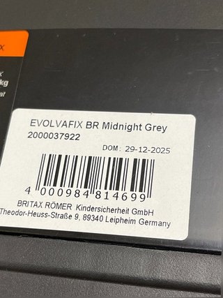 Britax  romer Silla Coche evolvafix , con isofix,