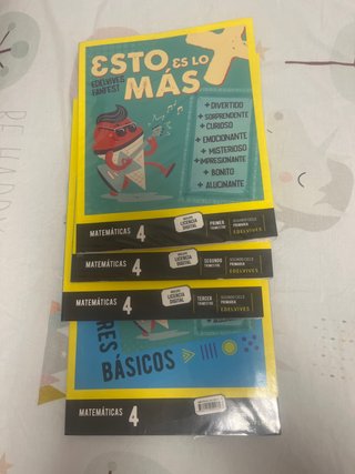 Matemáticas 4, Segundo Ciclo Primaria, Edelvive...