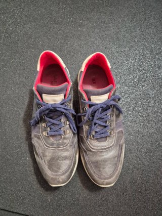 Zapatillas Baerchi Piel Azul/Gris