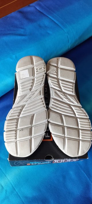 Zapatos Skechers Ante Marrón/Gris