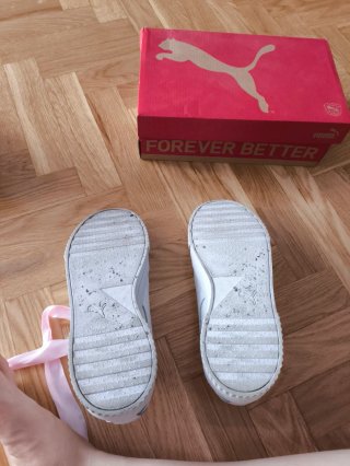 Sneakers Puma Soft foam+ bianche