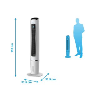 Climatizador Evaporativo Portátil Blanco