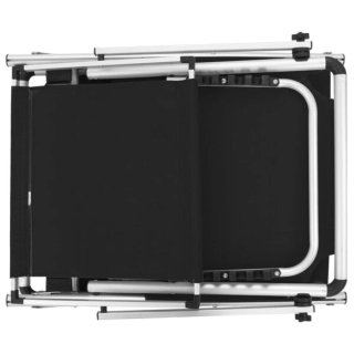 Tumbona plegable con techo aluminio