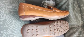 Mocasines Geox de cuero color Camel