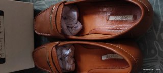 Mocasines Geox de cuero color Camel