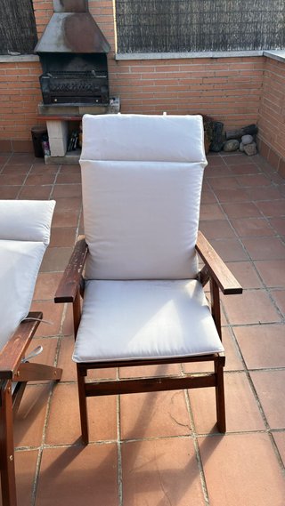 Conjunto Terraza: Mesa, 2 Tumbonas y Banco